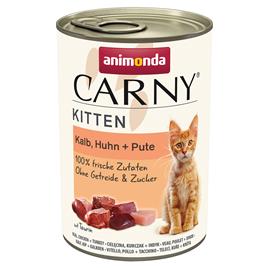 Animonda Carny Kitten 12 x 400 g  - Vitela, frango e peru