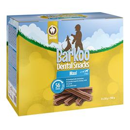 Barkoo Dental Snacks para cães - Pack económico - Cães de porte grande (56 uds.)