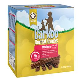 Barkoo Dental Snacks para cães - Pack económico - Cães de porte médio (112 uds.)