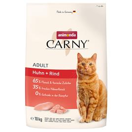 Animonda Carny Adult com frango e vaca ração para gatos - 10 kg