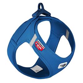 Peitoral Curli Vest Clasp Air-Mesh azul para cães - Tam. S: 38,3 - 43,3 cm de peito