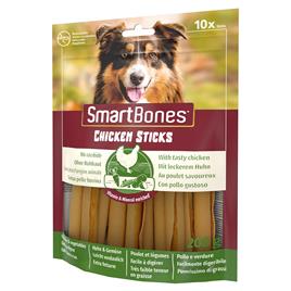 SmartBones palitos enrolados com frango para cães  - 10 uds.