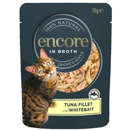 Encore em saquetas 16 x 70 g comida húmida para gatos - Atum e peixe miúdo