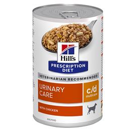 Hill's Prescription Diet c/d Multicare Urinary Care latas para cães - 12 x 370 g