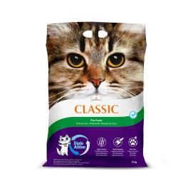 Classic areia aglomerante com aroma a pinheiro - 14 kg