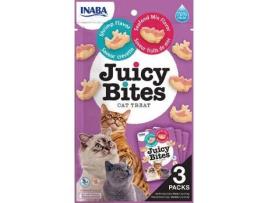 Snack para Gatos INABA Juicy Bites (33.9 g - Seca - Sabor: Camarão e Marisco)