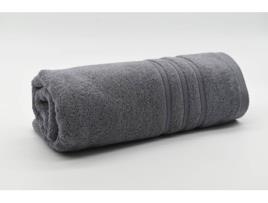 Toalha de Duche 100% Algodão 500 Gr/M2 VIDAL HOME (70x140 cm - Cinza)