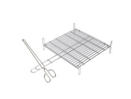 Parrilla acero inoxidable - 30x35 cm