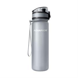 Garrafa com Filtro City 0,5L Aquaphor - Cinza