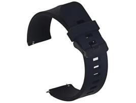 Bracelete PHONECARE Silicone Com Fivela para TicWatch Pro - Preto