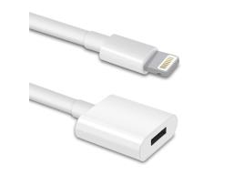 Cabo Extensão Lightning Fêmea Lightning para Apple Pencil