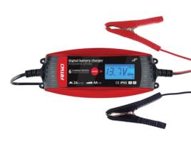Carregador de Bateria Digital 6V/12V 2A/4A