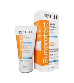 Revuele - Protetor solar facial de hidratação extra Sunprotect SPF50+ - Pele normal a seca.