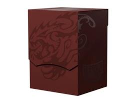 Caixa de Deck DRAGON SHIELD deck shell blood red (Idade Mínima Recomendada: 6 anos)