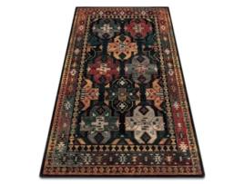 Tapete de Lã DYWANY LUSZCZOW Omega Rohan Oriental Azul Oscuro