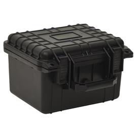 vidaXL Mala de viagem portátil 27x25x18 cm PP preto