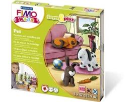 Kit para Brincar e Modelar STAEDTLER FIMO Kids Form & Play 'Pets'. Nível 1.