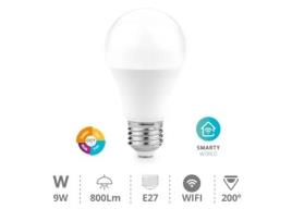 Lâmpada Led Smart Wif GSC EVOLUTION E27 Rgb+W Cct 2700-6500K 9W 800Lm Dimmable