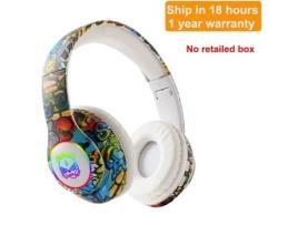 Auscultadores Sem Fio Flash Light Crianças Ear Auscultadores com Microfone