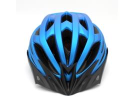 Capacete 9TRANSPORT Ciclismo com Luz Traseira Integrada, Tamanho M (54-61cm), cor Azul