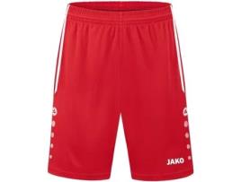 Calções JAKO (Criança Unissexo - Vermelho - 5/6 Anos)