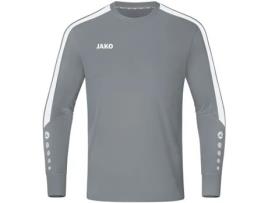 Camisola para Futebol JAKO (Unissexo - Cinzento - L)