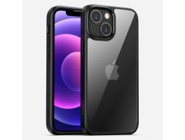 Capa TPU IPAKY híbrido preto claro para iPhone 13 Pro 6.1