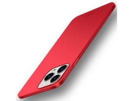 Capa TPU MOFI acabamento fosco vermelho para iPhone 13 Pro Max 6.7