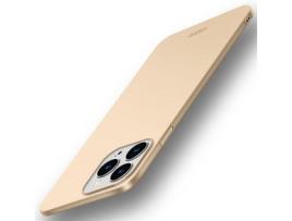 Capa TPU MOFI superfície de acabamento fosco dourado para iPhone 13 Pro 6.1