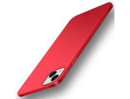 Capa TPU MOFI superfície fosca vermelha para iPhone 13 6.1