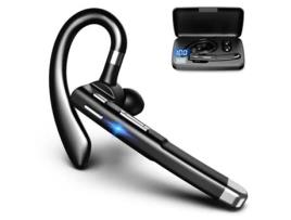 Kit Mãos Livres Bluetooth V5.1 SENLIN Hands Free Cvc 8.0 com Cancelamento de Ruído com MicroAuriculares Duplo