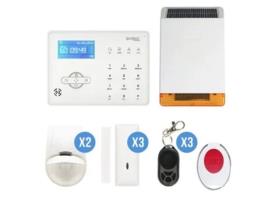 Kit de Alarme Doméstico Rtc 09 com Sirene Solar IPROTECT EVOLUTION