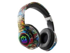 Auriculares JUNIORCARE Sem Fio Flash Light Crianças Ear Headphones com MicroAuriculares Bluetooth