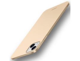 Capa TPU MOFI superfície fosca de ouro para iPhone 13 6.1