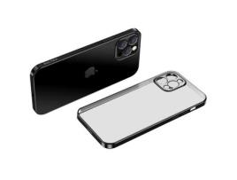 Capa TPU SULADA galvanizado, preto à prova de choque para iPhone 13 Pro Max 6.7