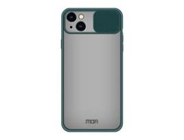 Capa TPU MOFI fosco verde para iPhone 13 6.1