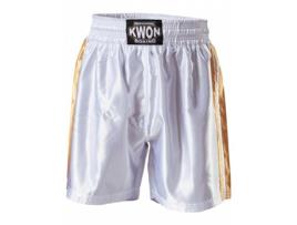 Calções para Boxe KWON PROFESSIONAL BOXING (Unissexo - Branco - S)