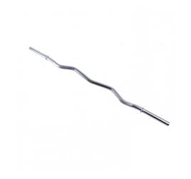 Barra Cromada 28mm Curl Z fitnessdigital- 1.20 mts