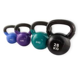 Kettlebell em vinil fitnessdigital - 12kg