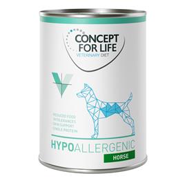 Concept for Life Veterinary Diet Hypoallergenic com cavalo - 12 x 400 g