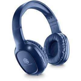 MUSIC SOUND Auscultadores Over-Ear Basic, Bluetooth, com Microfone, Preto e Azul