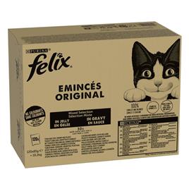 Felix Fantastic 120 x 85g - Jumbopack - Misto (atum e bacalhau)