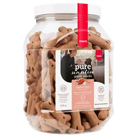 Meradog pure sensitive Goody Snacks - Pack económico: 3 x 600 g (salmão e arroz)