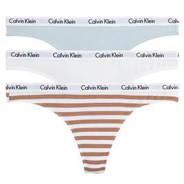 Calvin Klein Underwear Lote de 3 tangas em algodão stretch