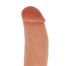 CAIA NA REAL - DILDO DE SILICONE 18 CM W BOLAS PELE