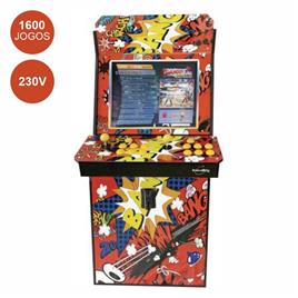 Consola de Jogos Arcada Retro com Tela Colorida e 1600 Jogos