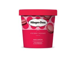 Gelado Häagen-dazs Macaron Strawberry 420ml