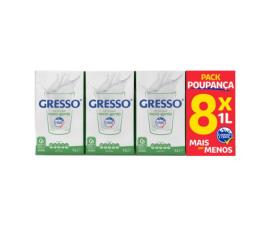 Leite Uht Gresso M/gordo Pack Poupança 8 X1l