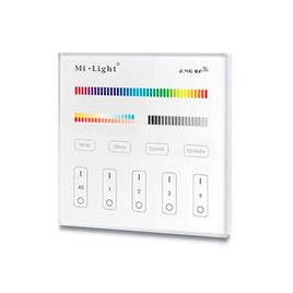 Comando 4 zonas rgb+cct táctil encastrar t4