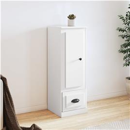 vidaXL Aparador alto 36x35,5x103,5 cm derivados de madeira branco